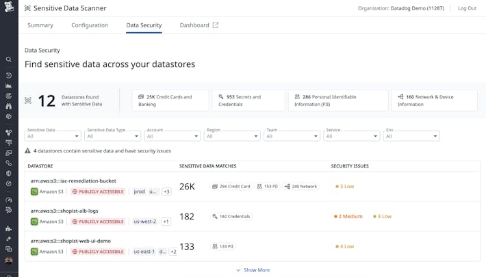 Get a comprehensive understanding of sensitive data across cloud environments Get a comprehensive understanding of sensitive data across cloud environments