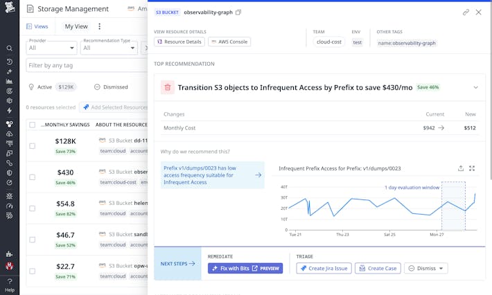 Accelerate savings with granular recommendations Accelerate savings with granular recommendations