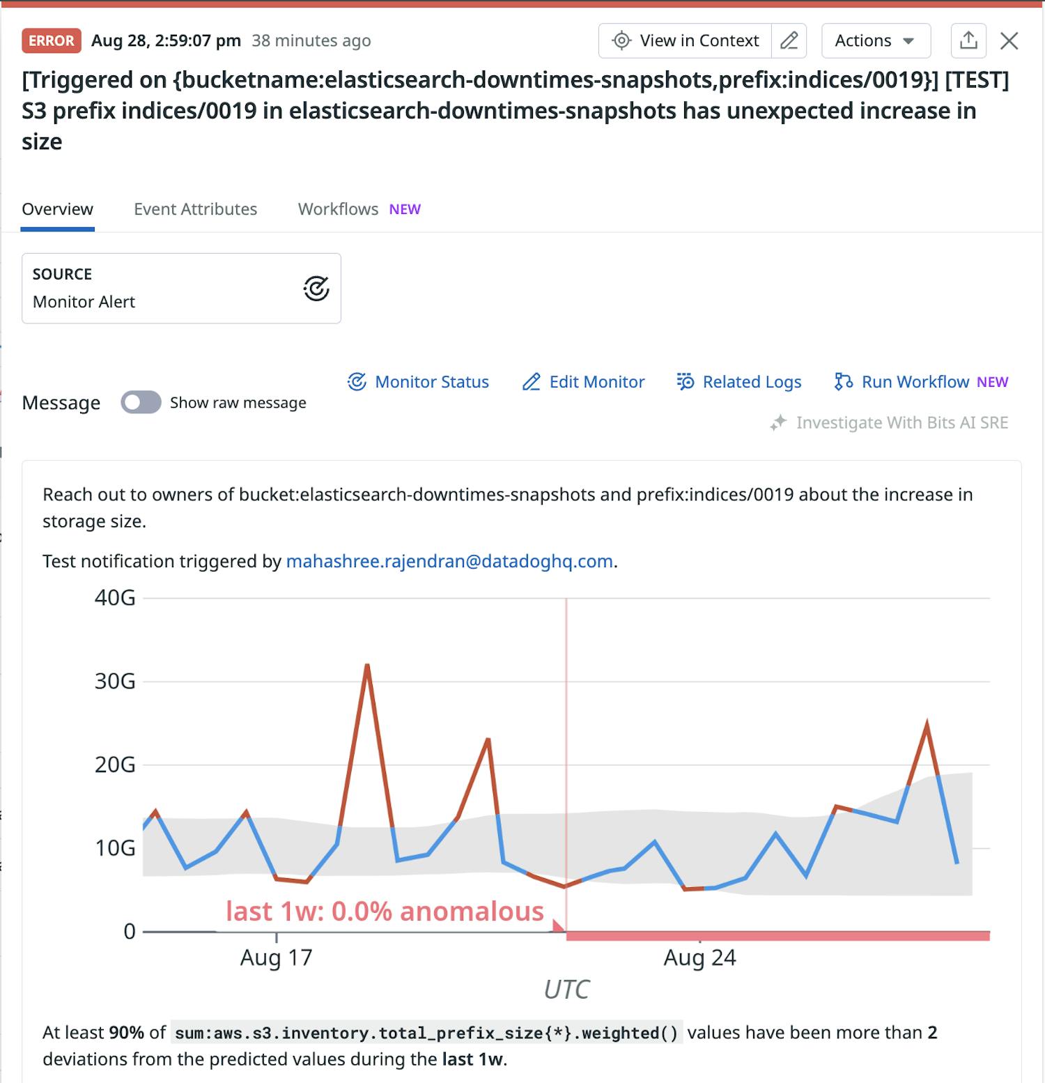 Proactively detect and address anomalies