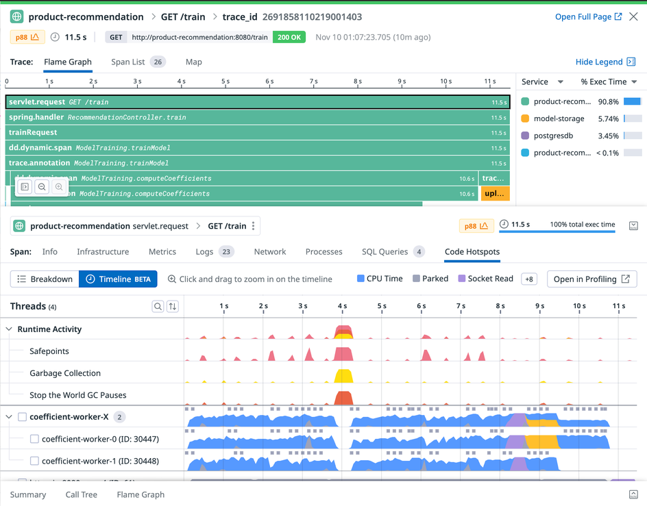 Datadog Profiling Continuous Profiler | Datadog