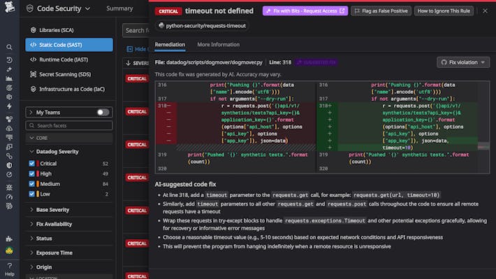 Deliver secure code, fast by finding and fixing vulnerabilities natively in your development workflow