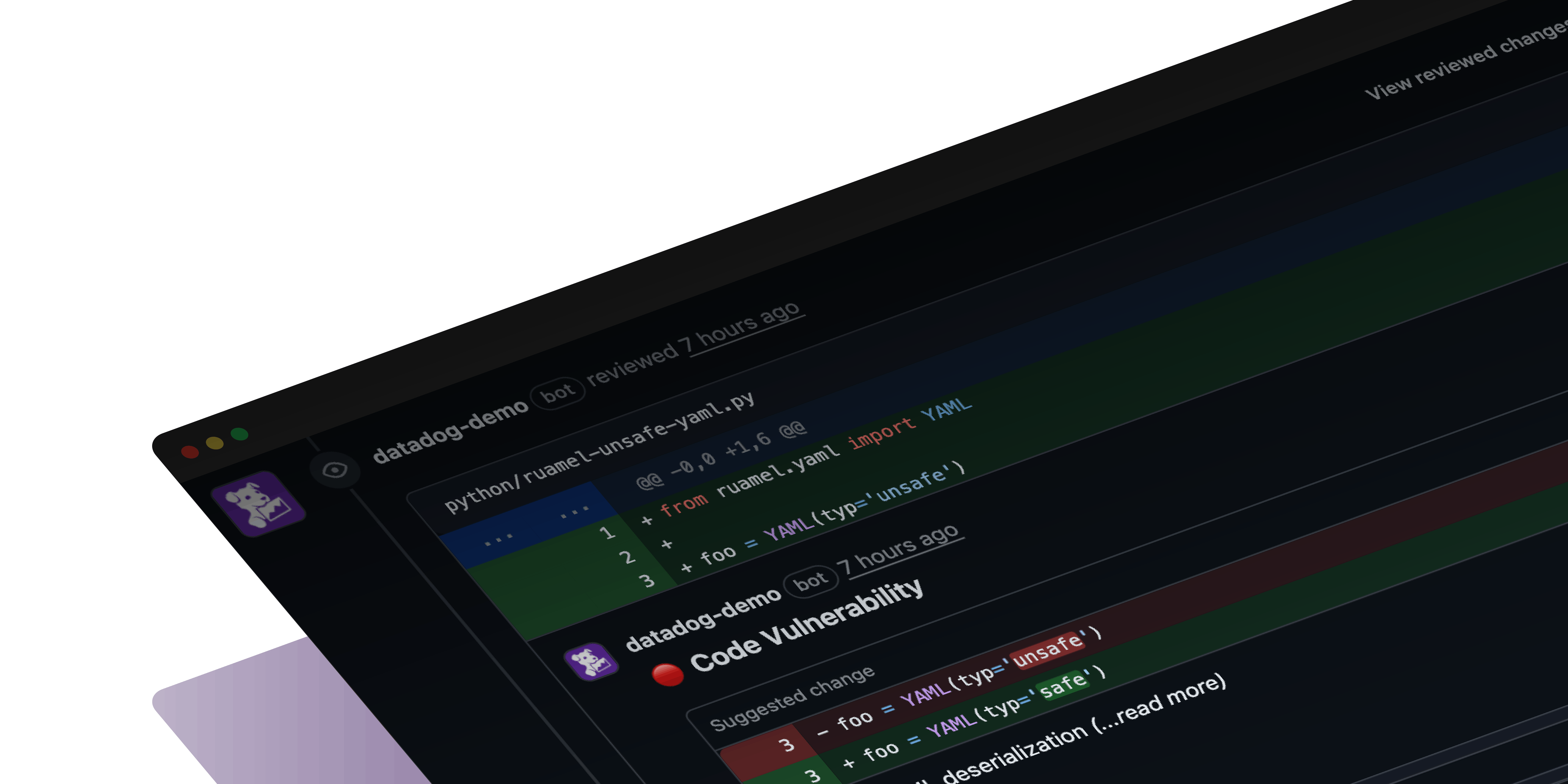 Deliver secure code, fast by finding and fixing vulnerabilities natively in your development workflow
