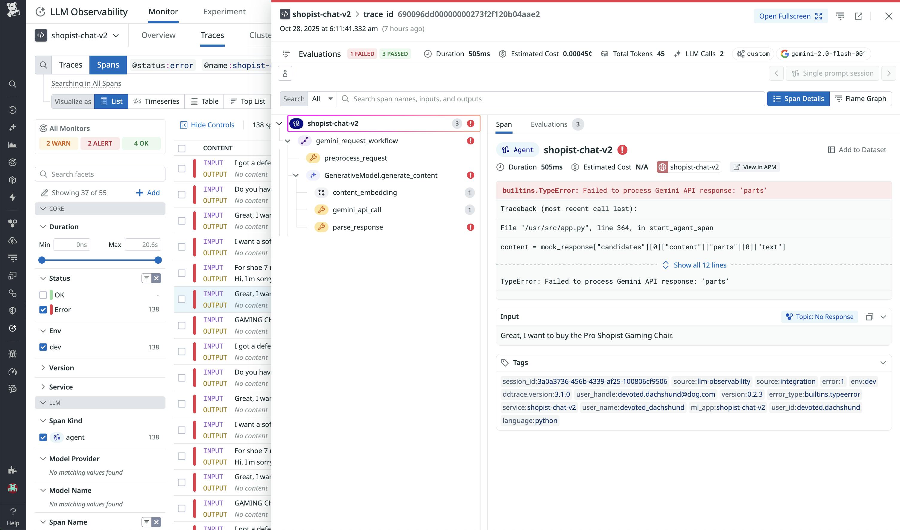 Monitor network throughput and CPU utilization for all hosts across availability zones.