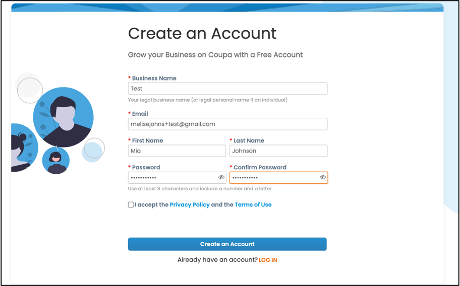 vendor-help/coupa-portal/coupa-create-account